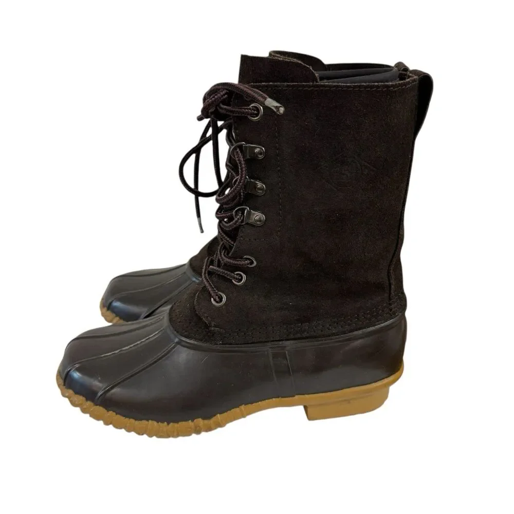 Red Ball By LaCrosse 8 Steel Shank Duck Boots Brown Removable Liners Mens READ